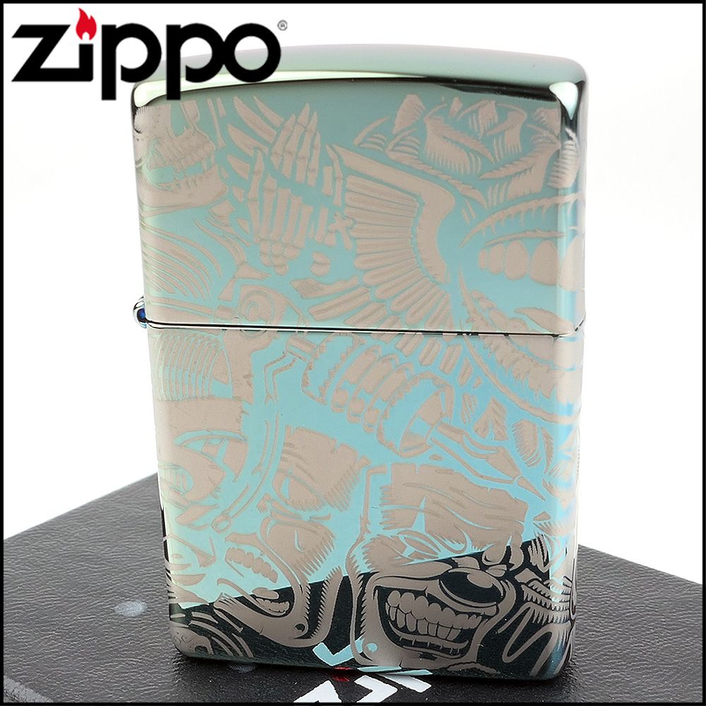 ZIPPO】美系~Tattoo Theme-紋身圖案4面連續雷雕打火機- PChome 24h購物