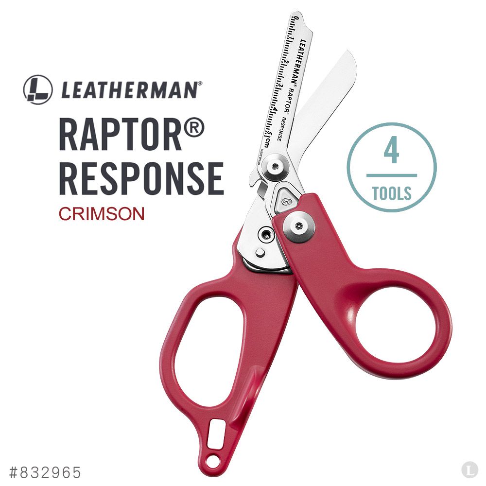 LEATHERMAN  RAPTOR RESPONSE 多功能工具剪 / 赤紅色柄 #832965