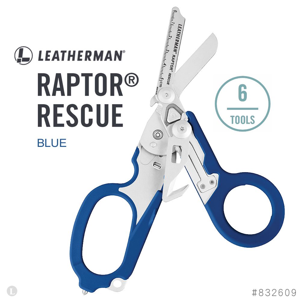 LEATHERMAN  RAPTOR RESCUE 多功能工具剪/藍色柄 #832609