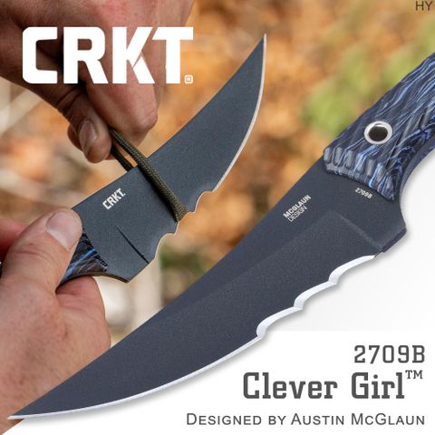 CRKT Clever Girl 聰明好女孩直刀/半齒刃#2709B