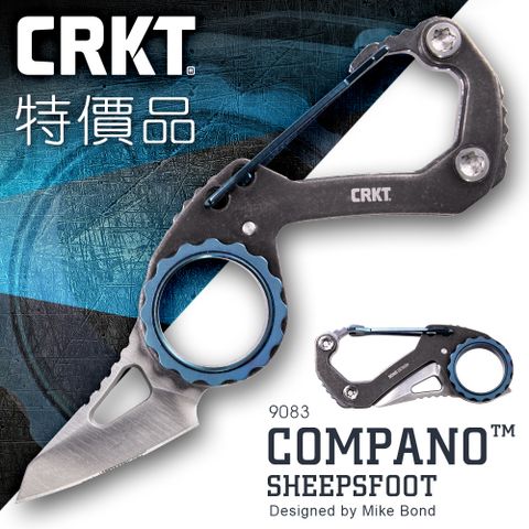 CRKT 特價品 COMPANO SHEEPSFOOT 折刀 #9083