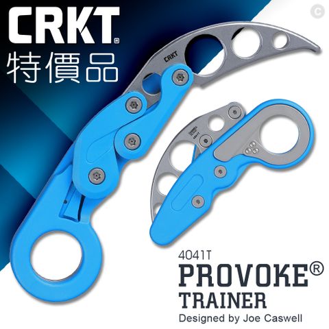 CRKT 特價品 PROVOKE 機械運動訓練折刀/藍色#4041T