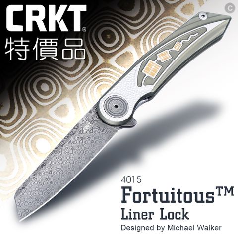 CRKT 特價品 Fortuitous Liner Lock 折刀(#4015)