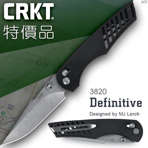 CRKT 特價品 Definitive Crossbar Lock 折刀#3820