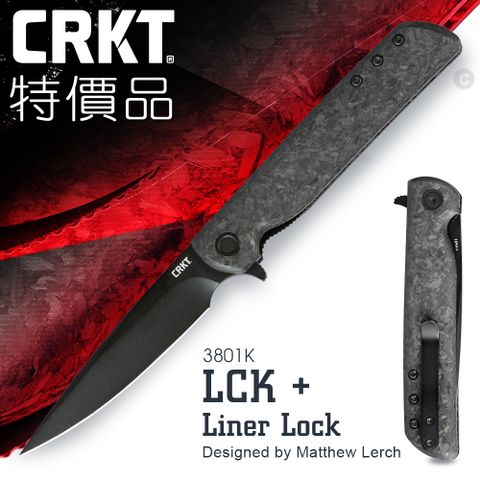 CRKT 特價品 LCK + 折刀#3801K