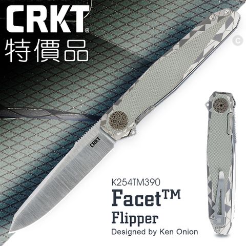 CRKT 特價品 FACET 折刀 #K254TM390