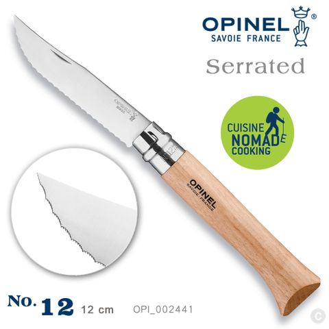 OPINEL No.12 麵包刀(齒刃折刀 #002441)