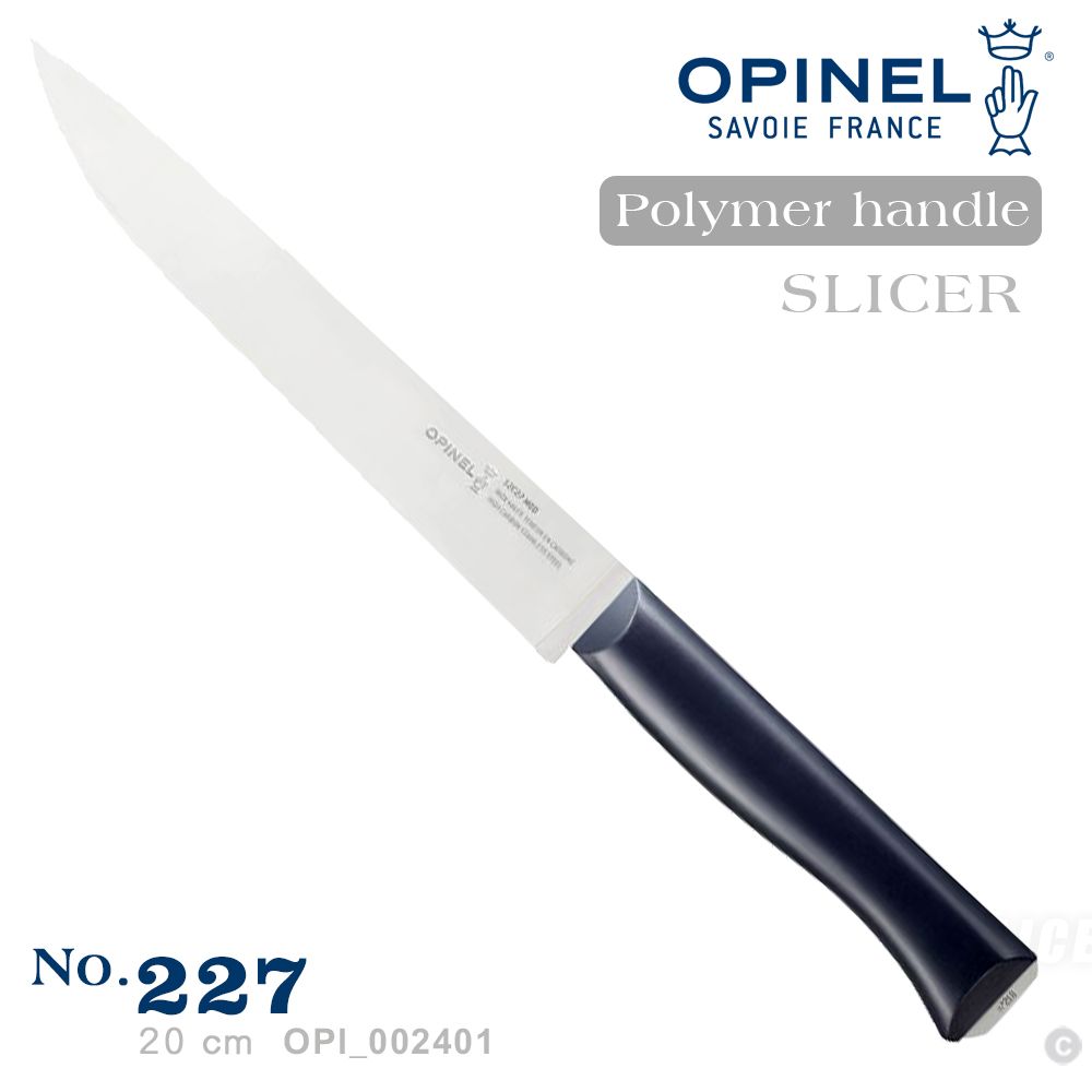 OPINEL  Intempora 法國多用途刀系列/藍色塑鋼刀柄-薄片刀(#OPI_002401)