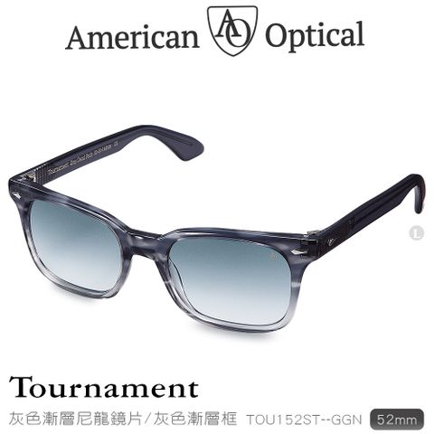 AO 【福利品】Eyewear Tournament系列太陽眼鏡 (灰色漸層尼龍鏡片/灰色漸層鏡框52mm)  TOU152ST--GGN