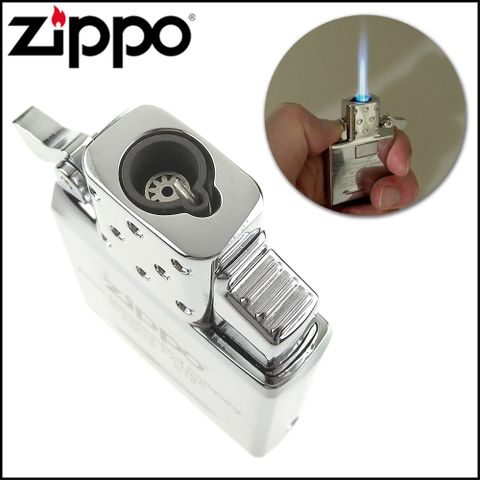 【ZIPPO】噴射式藍火機芯-按壓式電子點火(單火焰款)