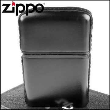 【ZIPPO】日系~頂級松阪牛皮革包覆打火機-JP番號認證(黑色款)