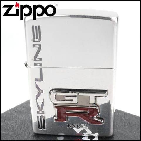 Zippo 日系~日產NISSAN SKYLINE GT-R-第三代BNR32(銀色款)