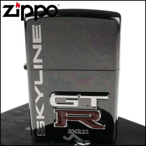 Zippo 日系~日產NISSAN SKYLINE GT-R-第三代BNR32(黑色款)