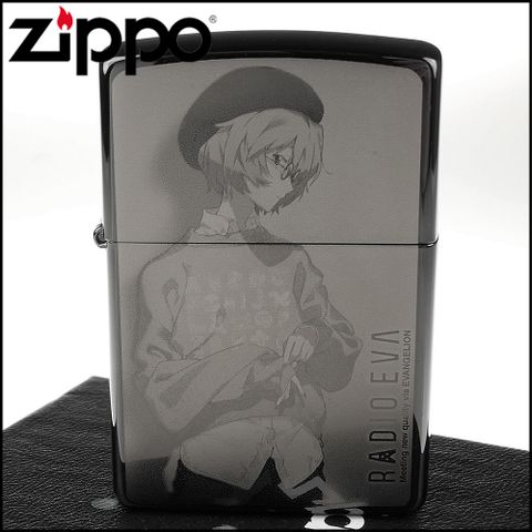 Zippo 日系~EVA新世紀福音戰士-RADIO EVA 10週年-綾波零圖案雷射雕刻