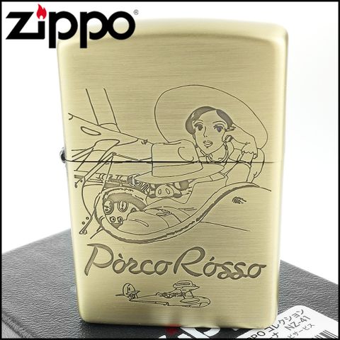 【ZIPPO】日系~吉卜力工作室-宮崎駿-紅豬-吉娜-Savoia號圖案設計