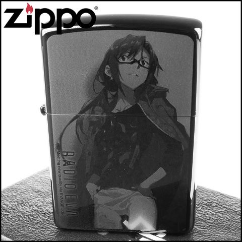 Zippo 日系~EVA新世紀福音戰士-RADIO EVA 10週年-真希波真理圖案雷射雕刻