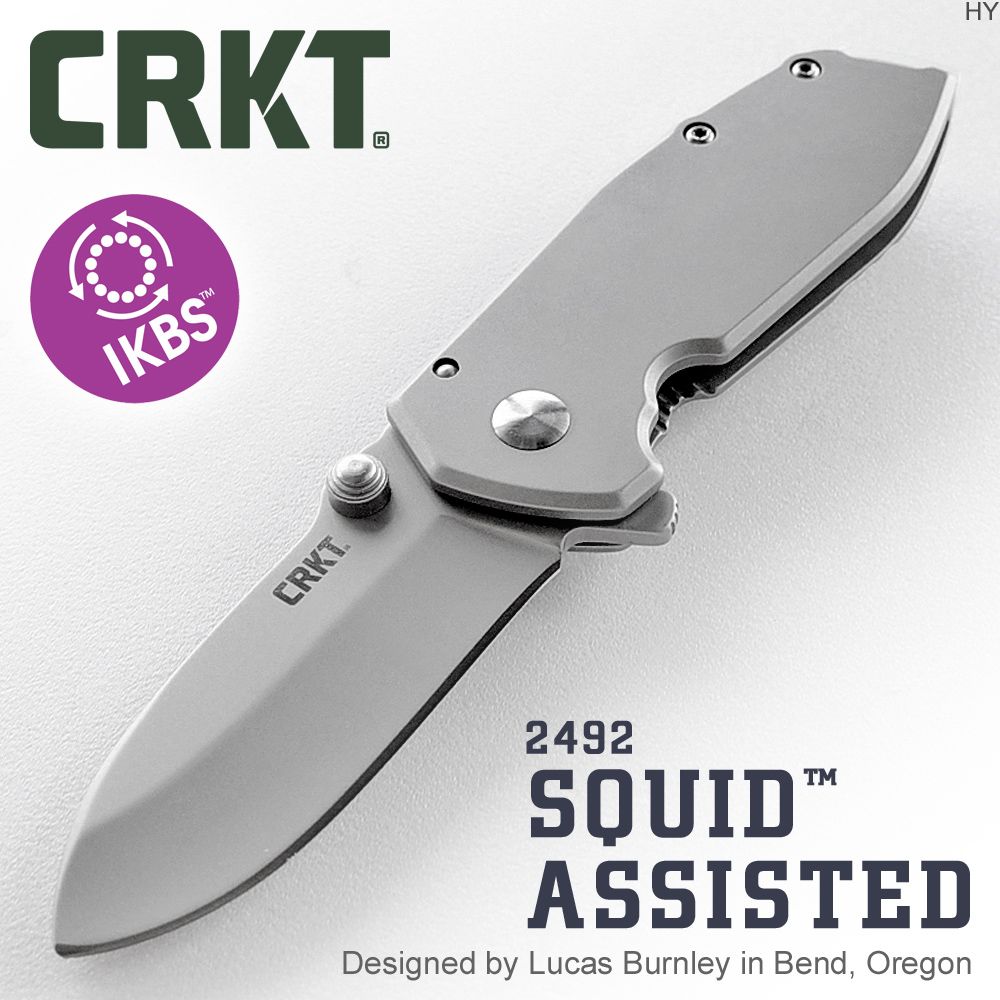 CRKT  SQUID輔助折刀#2492