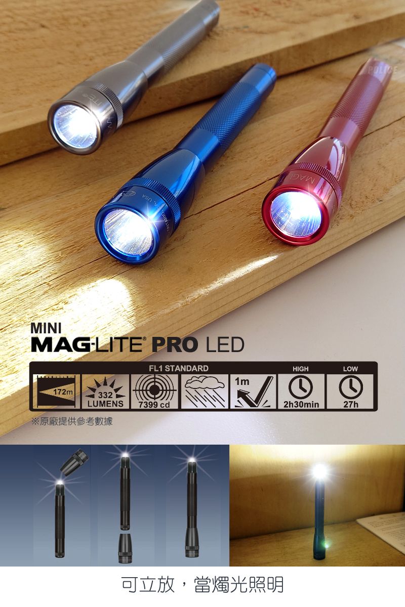 MINI MAGLITE PRO LED 手電筒- PChome 24h購物