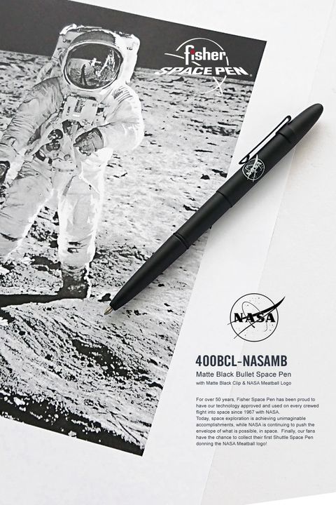 Matte Black Bullet Space Pen, NASA Meatball
