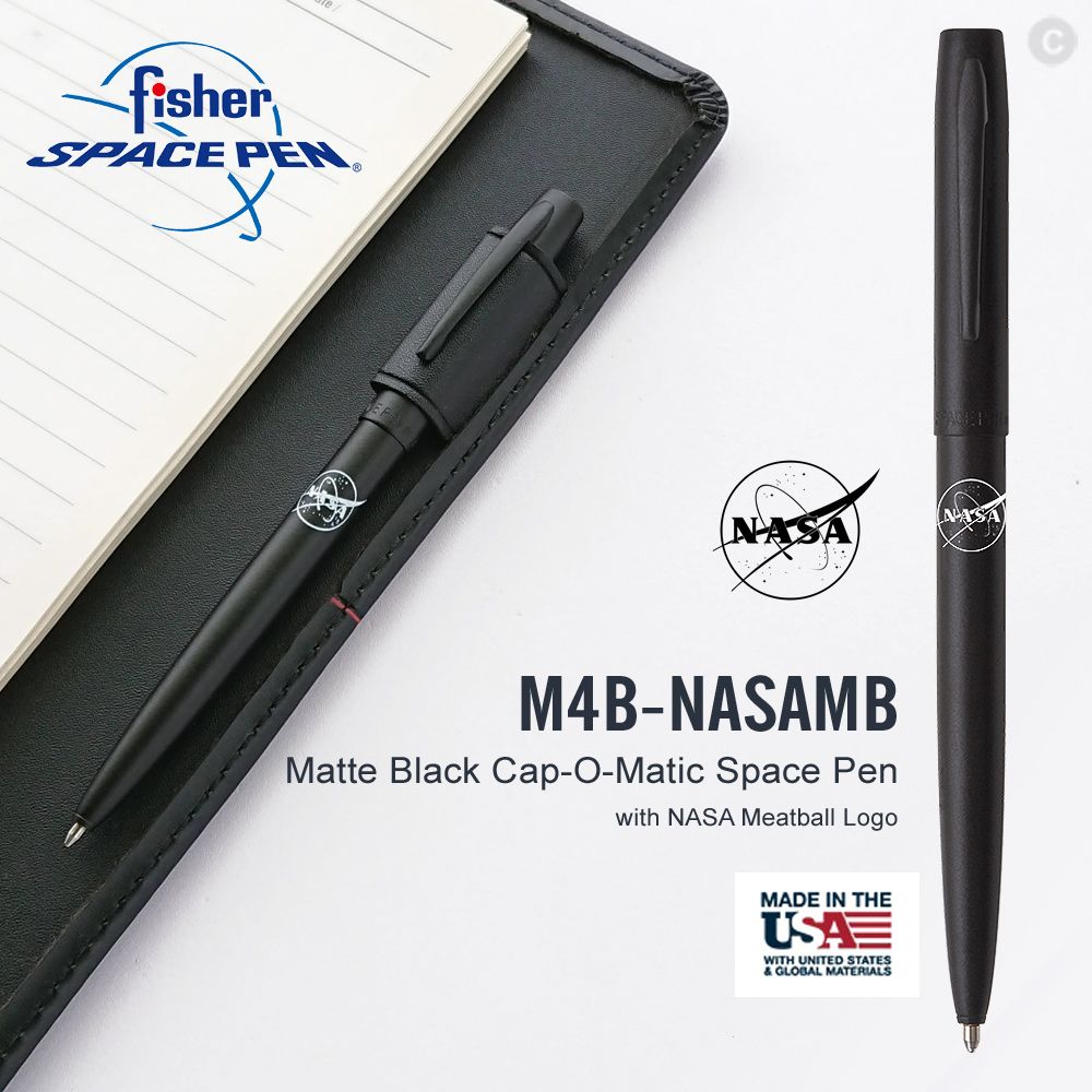 Fisher  Space Pen NASA徽章系列按壓式太空筆(#M4B-NASAMB)