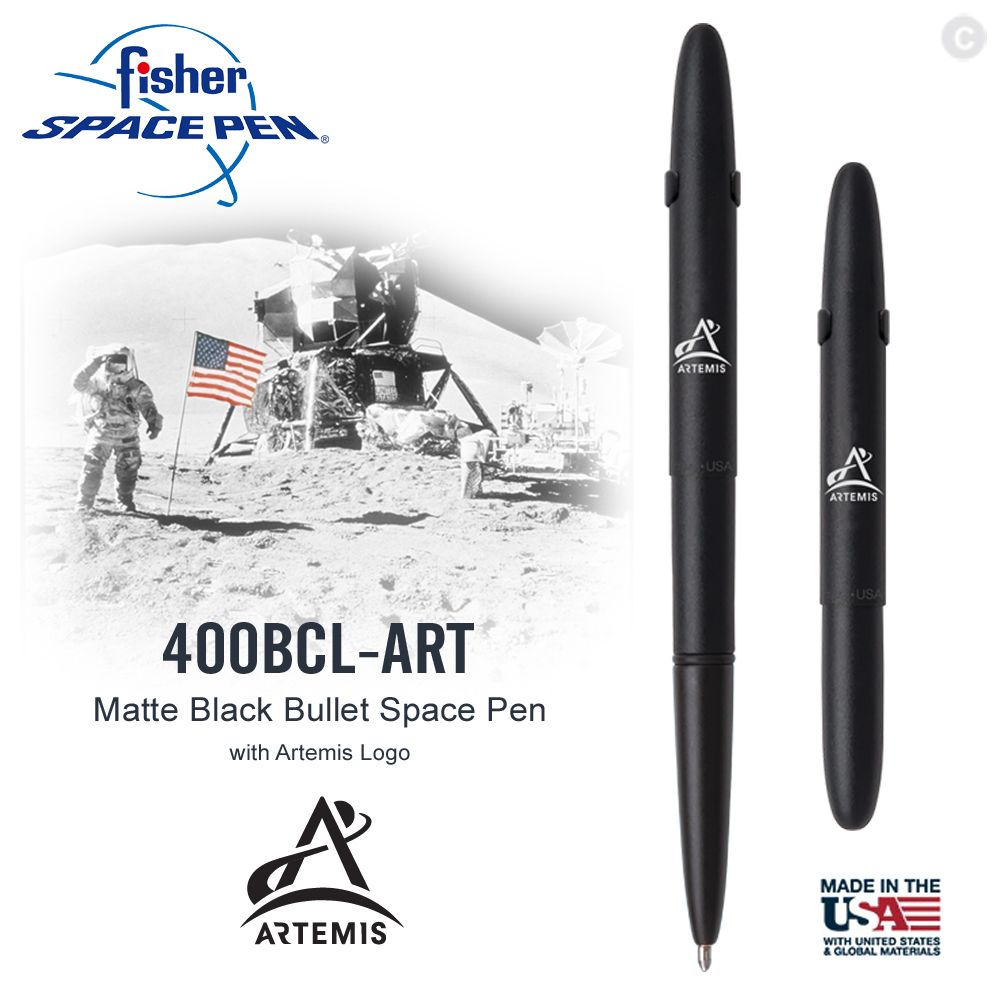 Fisher  Space Pen ARTEMIS徽章系列子彈型太空筆(#400BCL-ART)