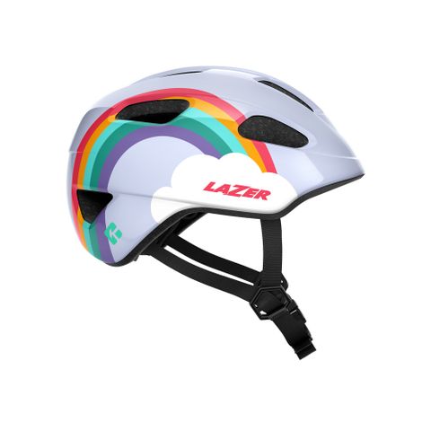 【LAZER】PNUT KinetiCore 幼童用 自行車安全帽 五色彩虹