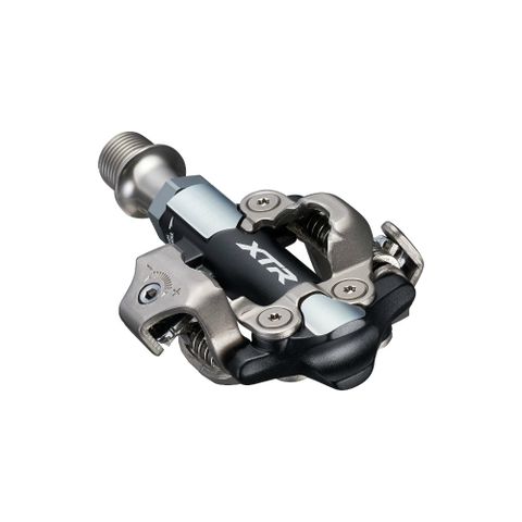 SHIMANO 禧瑪諾 PD-M9100 登山車越野賽專用 SPD 雙面踏板 縮短3mm軸心版