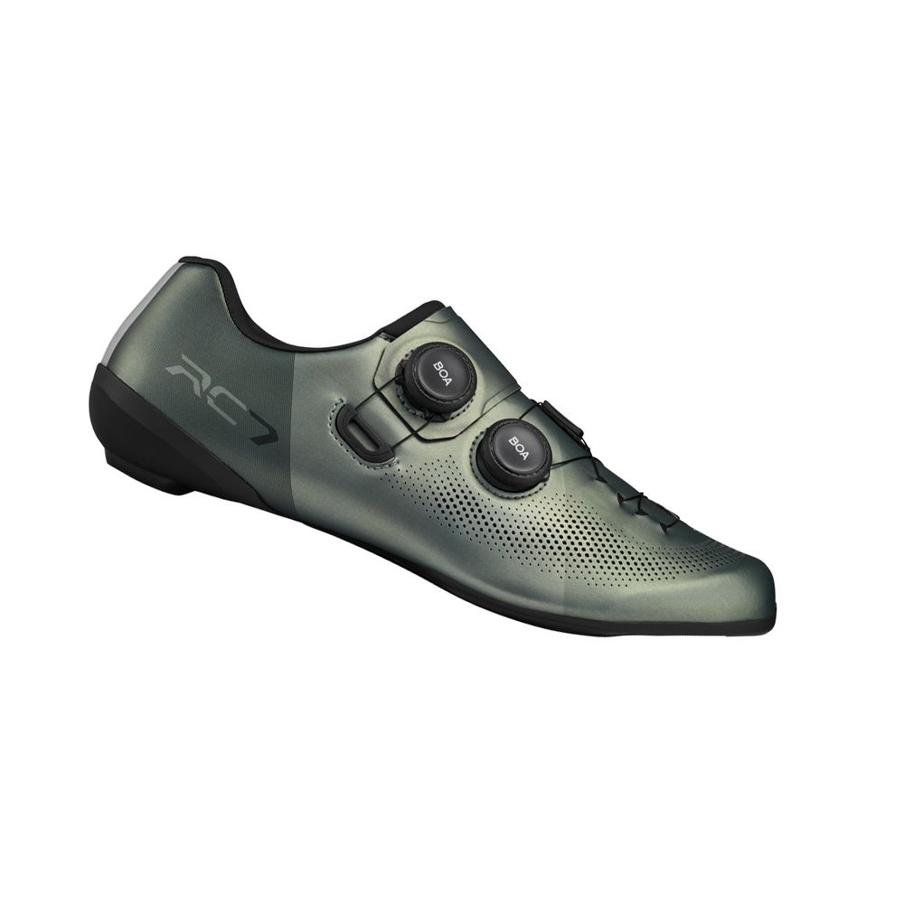 SHIMANO 禧瑪諾 RC703 公路車鞋 動力鞋楦 寬版 灰綠色