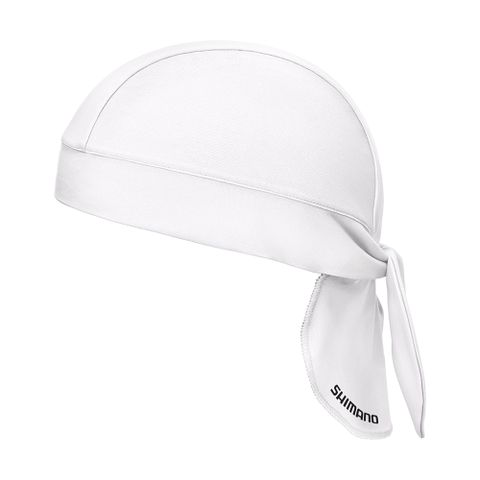【SHIMANO】SHIMANO 自行車安全帽頭巾 (白色)