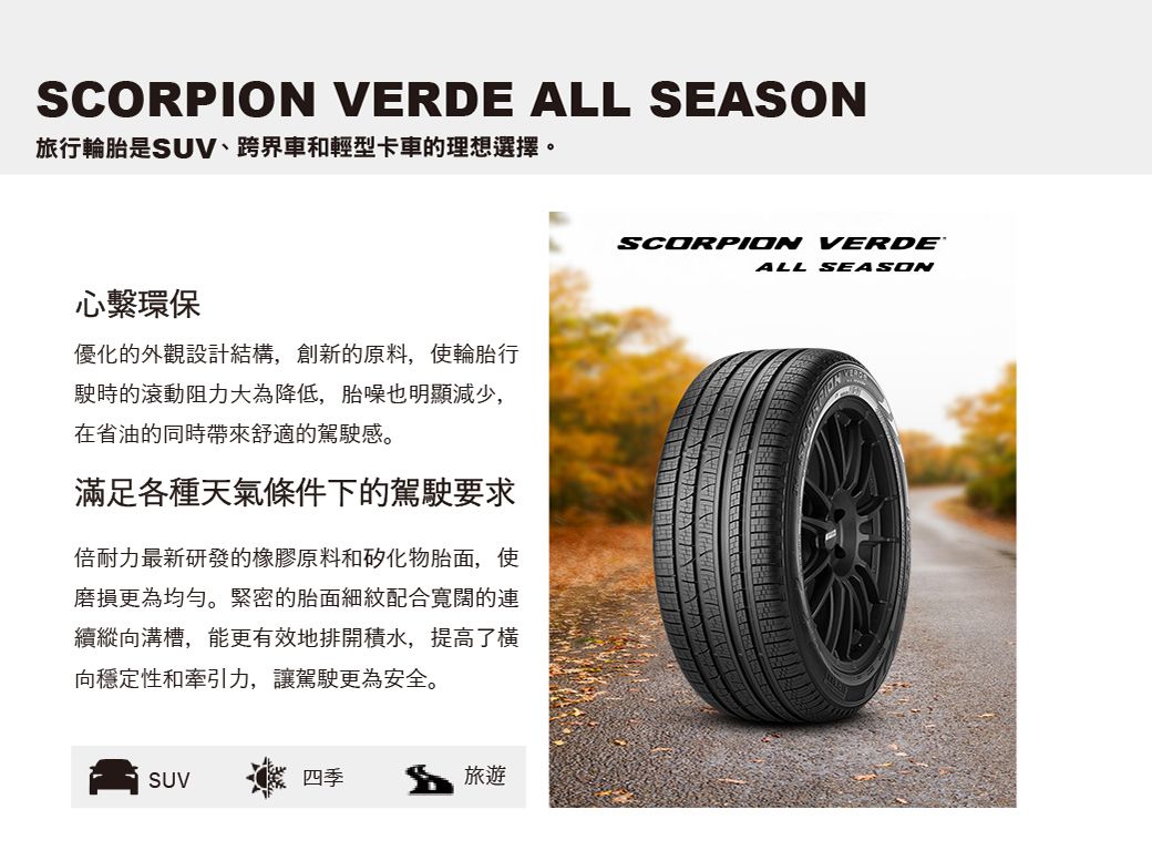 PIRELLI 倍耐力 SCORPION VERDE S-VEas 蠍胎休旅輪胎 -二入組225/55/19(安托華) - PChome 24h購物