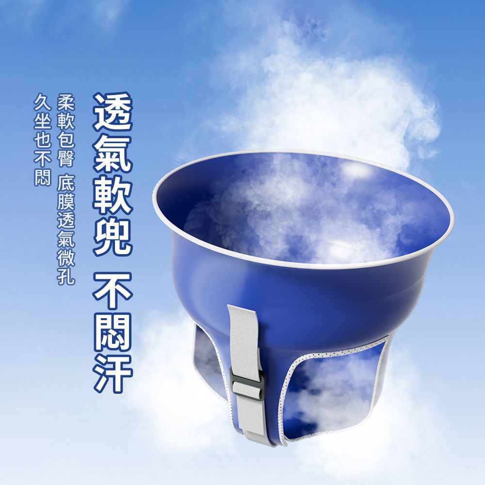Friyu 免打氣筒按壓式充氣泳圈 防側翻兒童汽車造型游泳圈 加厚PVC腋下趴圈 浮力救生圈