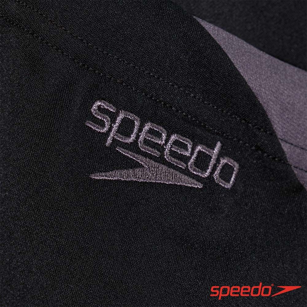 SPEEDO  男 運動四角泳褲 Hyper Boom 黑/灰