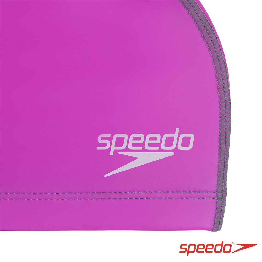 SPEEDO  成人合成泳帽 Pace Long Hair 粉紅