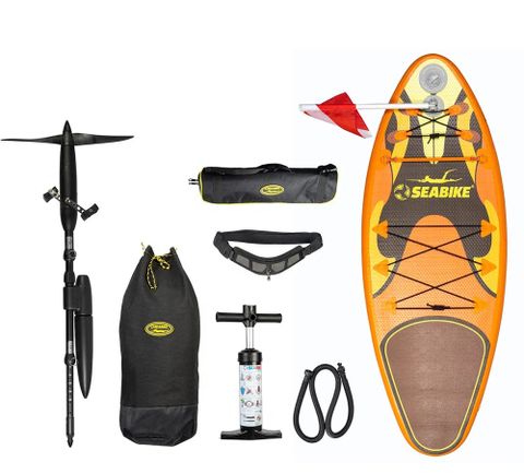 SEABIKE 水中自行車及充氣浮板【SEABIKE 獵人組合】水上活動