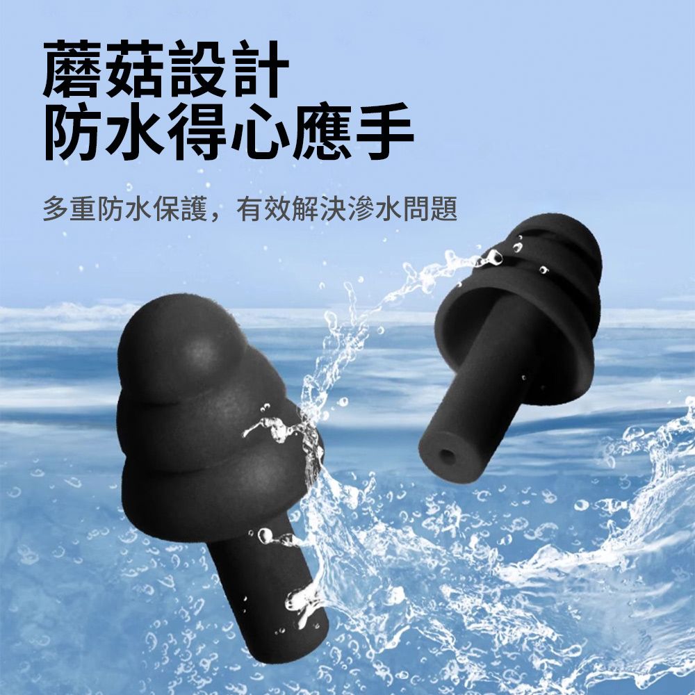 SUNY 矽膠鼻夾耳塞套組 游泳鼻夾耳塞 硅膠鼻夾 防耳朵進水神器 防水游泳配件 贈收納盒（衝浪 浮潛 戲水）