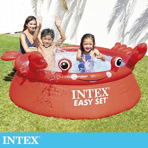 INTEX 螃蟹簡易裝EASY SET游泳池183x51cm(880L)適用3歲+ (26100NP)