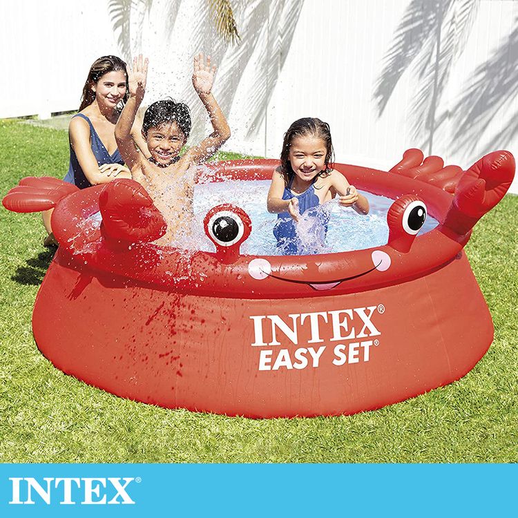 INTEX  螃蟹簡易裝EASY SET游泳池183x51cm(880L)適用3歲+ (26100NP)