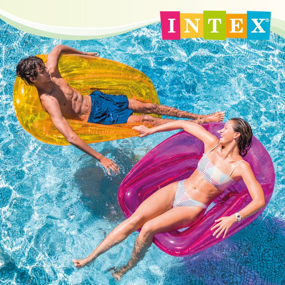 INTEX 時尚充氣水上躺椅-適用12歲+ (56802)-3色可選