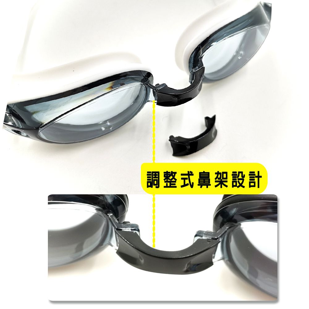 TRANSTAR 泳鏡 升級版抗UV塑鋼鏡片 防霧純矽膠