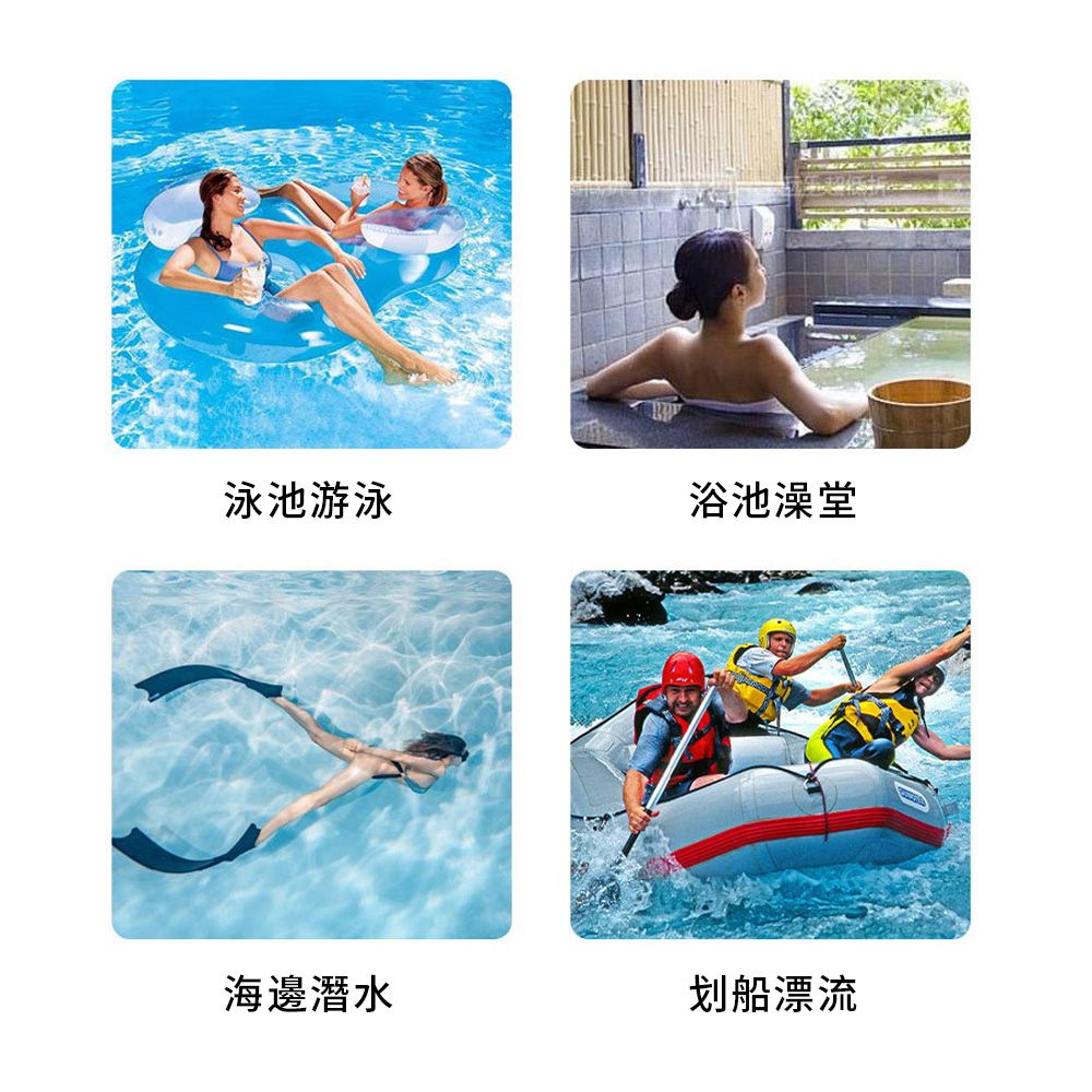 OMG 雙層加大8.5英吋手機防水袋 IPX8級防水掛脖手機袋 高清觸屏觸控手機防水袋手機套(游泳/潛水/漂流/衝浪)