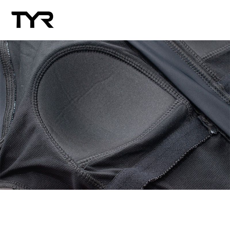 TYR 長袖連身中叉三角泳衣 5252483