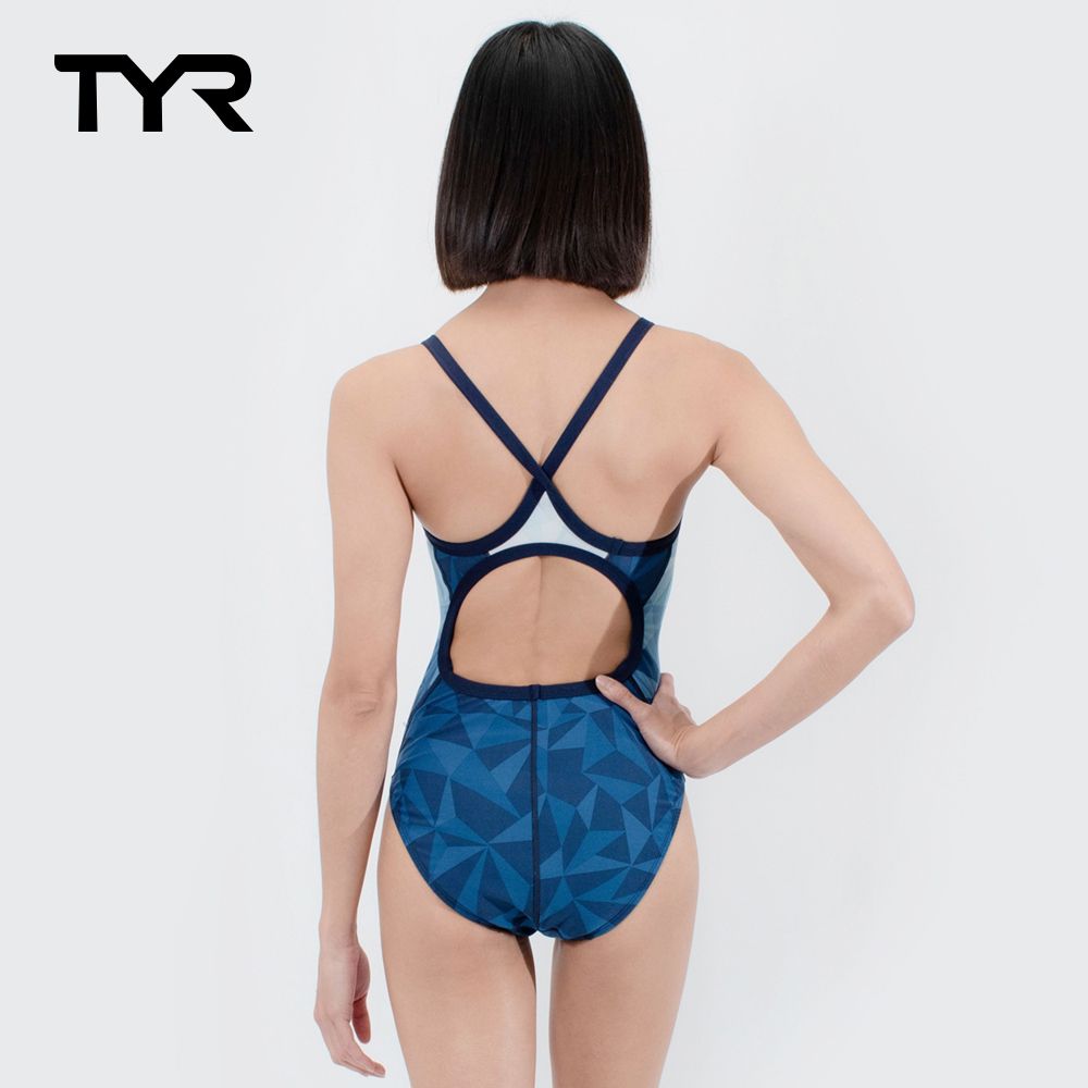 TYR 連身高叉三角泳衣 5252492