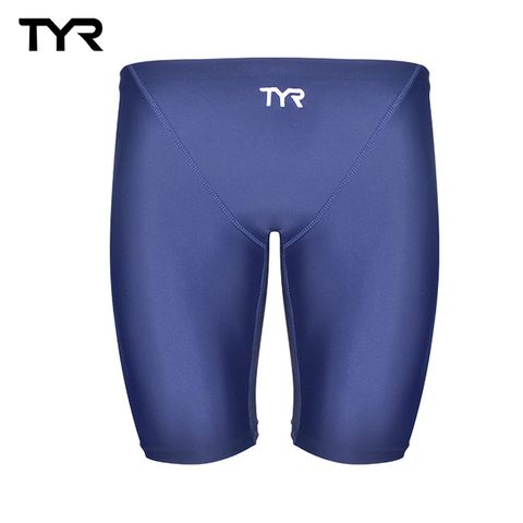 美國TYR Solid Jammer 男用及膝泳褲 藍色