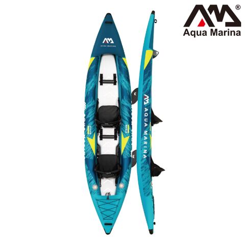 原$24000↘新款上市75折Aqua Marina 充氣雙人獨木舟-全能型 STEAM｜海水藍