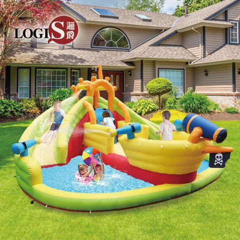 LOGIS 邏爵 充氣海盜船 彈跳床 戲水池 泳池 充氣城堡 【POOL-4】