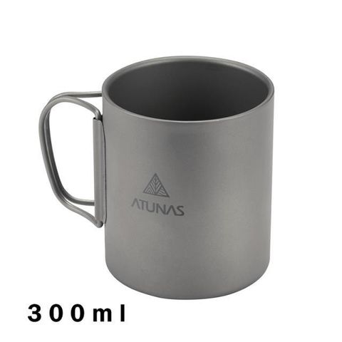 GetSport 【南紡購物中心】 ATUNAS雙層鈦隔熱隨行杯300ml(歐都納/露營杯/登山/野餐/無毒環保)【運動休閒館】