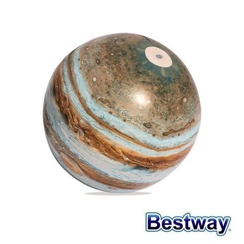 BESTWAY 【南紡購物中心】 銀河系木星LED發光海灘球 24吋 31045