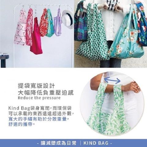 KINDBAG 【南紡購物中心】 英國Kind Bag 環保時尚收納購物袋(M/多色可選)