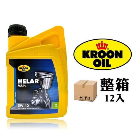 【南紡購物中心】荷蘭 Kroon HELAR MSP+ 5W40 全合成機油(整箱12罐)