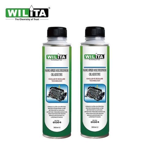 WILITA 威力特 【南紡購物中心】 抗磨修補引擎機油精300ml 德國 OMC2液態有機鉬2入